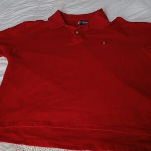 Chaps Vibrant Red Polo Shirt